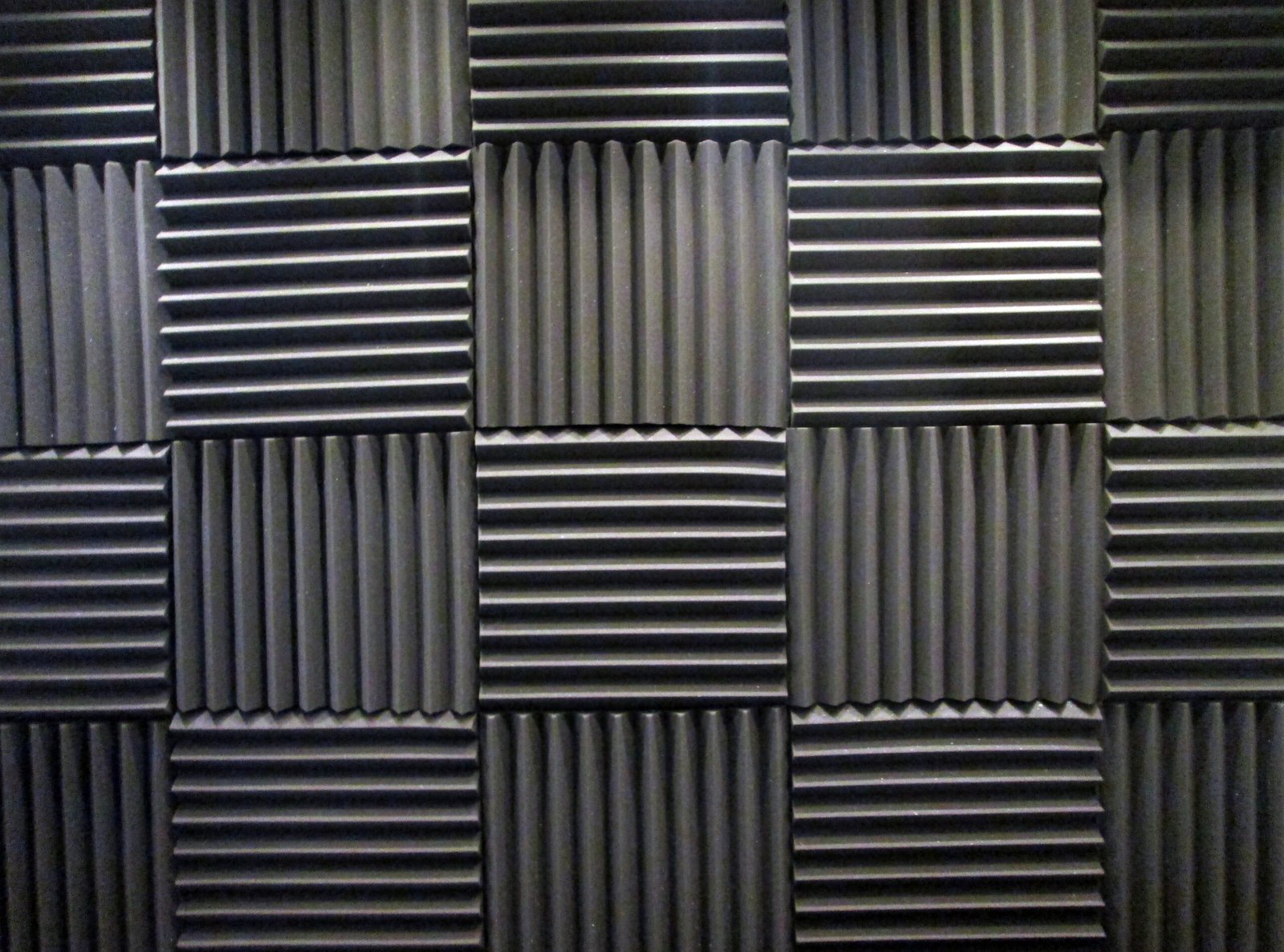 acoustical foam or tiles for sound dampening. music room. soundproof room.