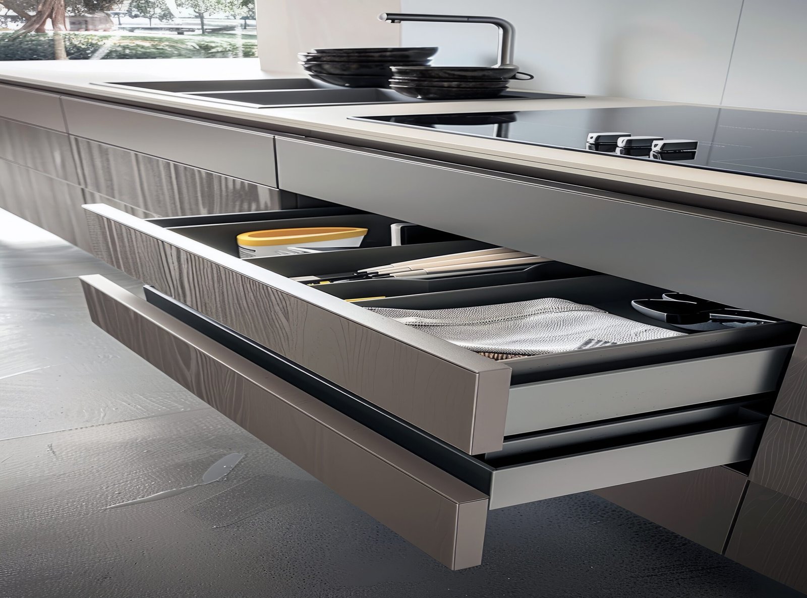 futuristic kitchen interior design